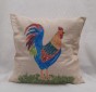 handmade_poduszka_malowana_kogut