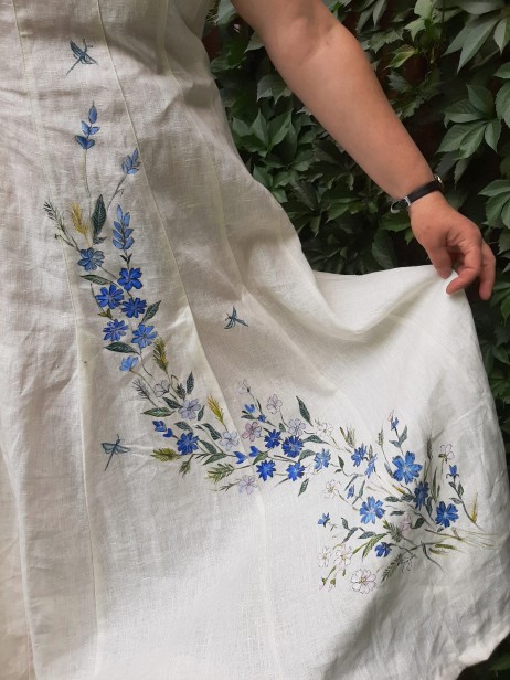 handmade_sukienka_len_kwiaty1.3